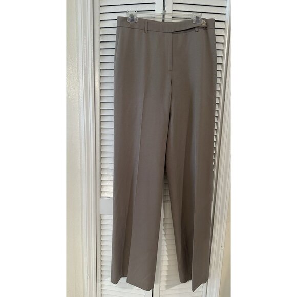 J. Crew 100% Wool Women's Dress Pants Trousers Sz 8 Tall Wide leg Minimalist - Picture 1 of 6